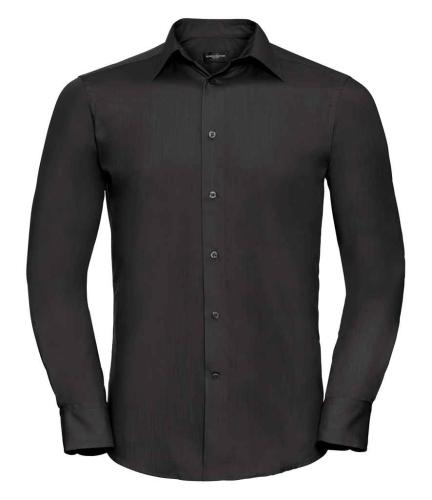 Russell Collection Long Sleeve Tailored Poplin Shirt - CSR - XXL